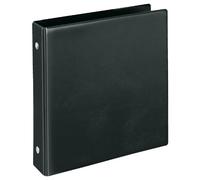 Veloflex Classeur pour cartes fiches 2 anneaux Noir (Import Allemagne) | Largeur du dos: 25 mm, pochette intérieure, film PVC résistant, hauteur de remplissage: 25 mm, pour environ 150 feuilles