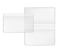 VELOFLEX 3274500 Lot de 20 pochettes doubles transparentes pour carte de crédit 89 x 114 mm