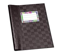 VELOFLEX - Housse pour cahier DIN A5 en PP noir, lot de 25 pièces