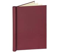 VELOFLEX 4944220 - Reliure à pince DIN A4, avec structure en lin, capacité de remplissage max. 150 feuilles, bordeaux, 1 pièce