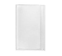 VELOFLEX - Poche double en 3 parties en film PP, 215 x 115 mm, 20 pièces
