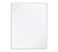 VELOFLEX - Poche protection et carte d'identité 89 x 110 mm, lot de 20 | Film PP résistant à l'altération des documents, 170 µ, ouvert sur le dessus, film raccourci et protection anti-déchirure