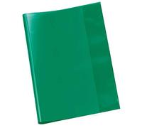 VELOFLEX - Pochette pour cahier DIN A4 en PP transparent, vert, 25 pièces
