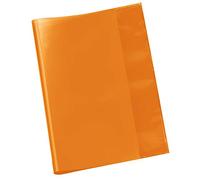 VELOFLEX - Pochette pour cahier DIN A5 en PP transparent, orange, lot de 25