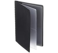 VELOFLEX - Pochette pour carte d'immatriculation A7, 8 compartiments, noir