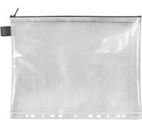 VELOFLEX - Pochette pour documents A4 à fermeture éclair, transparente