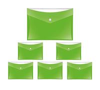 VELOFLEX - Pochettes pour documents VELOCOLOR A5 vert clair, lot de 6