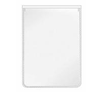 VELOFLEX - Pochettes protection cartes d'identité 66 x 90 mm 100 pièces | Film PP résistant à l'altération des documents, 170 µ, ouvert sur le dessus, film raccourci et protection anti-déchirure