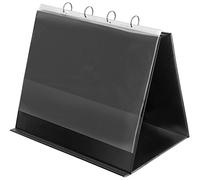 Veloflex Tischflipchart 4132280 DIN A3 quer 4Ringe 10Hüllen schwarz