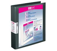 Veloflex Velodur - Ring Binders (Black, en polypropylène (PP), A4)