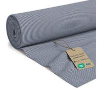 Velours côtelé au metre ameublement 2 m x 140 cm Tissus Revêtement pour Canapé Fauteuil Chaise Housse et Coussin Décoration Tapissier Résistant Oeko-Tex Coloris jean