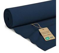 Velours côtelé au metre ameublement 5 m x 140 cm Tissus Revêtement pour Canapé Fauteuil Chaise Housse et Coussin Décoration Tapissier Résistant Oeko-Tex Bleu Marine