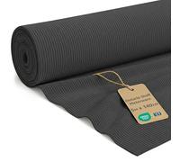 Velours côtelé au metre ameublement 5 m x 140 cm Tissus Revêtement pour Canapé Fauteuil Chaise Housse et Coussin Décoration Tapissier Résistant Oeko-Tex Gris Foncé