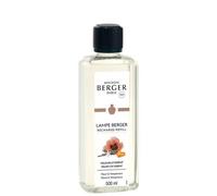 MAISON BERGER - Recharge Lampe Berger Velours d'Orient 500 ML - Fleur d'Oranger, Poivre Rose, Vanille - Parfum Floral, Gourmand, Oriental - Anti-odeurs - Fabriqué en France