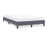 Velours Sommier à lattes Pieds robustes Chambre à coucher Gris 120x210 cm | Cadre de lit sans matelas gris foncé 120x210 cm velours sommier à lattes pieds robustes confortable chambre adulte