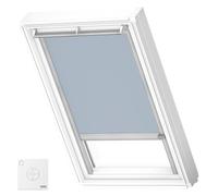 VELUX Original Store Occultant à Énergie Solaire, S06, Bleu Claire, Cadre Argenté