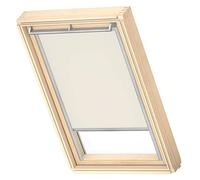 VELUX Original Store Occultant, Cadre Argenté, S06, S36, Beige Clair