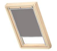 VELUX Original Store Occultant (DKL), Cadre Argenté, S08, SK38, Gris | Certifié Standard 100 par OEKO-TEX®, réglage fluide