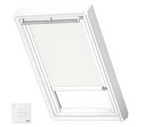 VELUX Store Occultant Solaire, Cadre Blanc, CK01, Blanc | Fonctionnement solaire, télécommande, réglage progressif