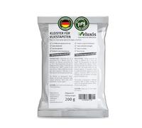 Veluxis® Colle pour papier peint intissé - prête à l'emploi en 10 minutes, ADHÉRENCE PUISSANTE, 1 sachet pour 30 m², sans taches et repositionnable