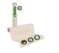 Veluxis® Papier peint intissé lisse UNI, rouleau XXL 15 m x 0,53 m, ivoire - Mat et légèrement texturé - Très lavable et résistant aux chocs - Fabriqué en Allemagne