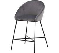 Velvet Chaise de bar Gris G