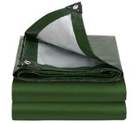 Velway Bâche de Protection 250 g/m² - 3x4 m Bâche Extérieure Épaisse et Durable avec Oeillets Inoxydable PE Tarpaulin Étanche Revêtement Imperméable pour Bois, Jardin, Voitures, Piscines - Vert