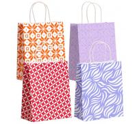 Velway Sac Cadeau avec Poignées, 26x21,5x10cm, 24 Pcs