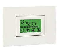 vemer Thermostat Horloge ve457800 Iride 230 programmation hebdomadaire encastré montage Horloge rétroéclairage Thermostat avec multicolore et commande tactile