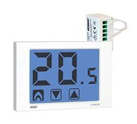 Vemer Thermostat Thalos Touch Screen Mural à Piles et actionneur à Distance, VE482600