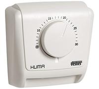 VEMER VE018800 KLIMA 2 - Thermostat Mécanique d’Ambiance Mural pour Chauffage, Technologie à Membrane, Blanc