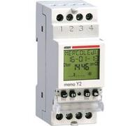Vemer ve342200 Interrupteur horaire numérique Memo dW avec IR, Gris Clair Gris G