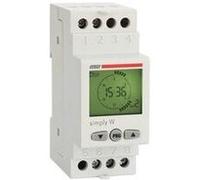 Vemer ve513800 interrupteur horaire numérique simply-w, gris clair
