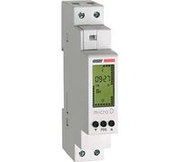 VEMER VE758100 Micro-D - Interrupteur Horaire Numérique, Minuterie Programmable avec Relais 16 A, Programmation Journalière, Montage sur Rail DIN, Blanc