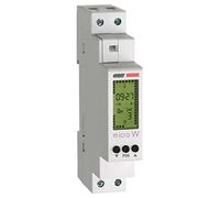 VEMER VE758200 Micro W - Minuterie Programmable Numérique, Interrupteur Horaire avec Programmation Hebdomadaire, Montage sur Rail DIN, Blanc
