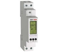 VEMER VE762300 Micro AST - Interrupteur Crépusculaire Astronomique, Minuterie avec Programmation du Crépuscule à l'Aube, Installation sur Rail DIN, Blanc