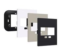 VEMER VE786400 Now KEO LCD - Kit ClickON Living Now Bticino Compatible avec Thermostat Keo LCD de Vemer, Frontalins Couleur Blanc, Noir et Sable