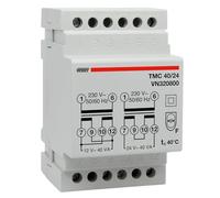 VEMER VN320800 TMC 40/24 - Transformateur pour rail DIN, tension primaire 230V, tension secondaire 12-24V, puissance 40VA, couleur blanche