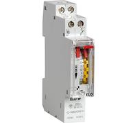 VEMER VP878300 ELO-W - Interrupteur Horaire Électromécanique, Programmation Hebdomadaire, Installation Rail DIN, Blanc