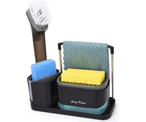 Vendos85 Distributeur de savon de cuisine - Noir