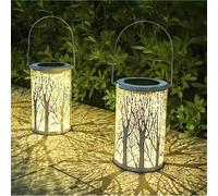 Vendos85 Lanterne solaire extérieure LED motif arbre