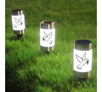 Vendos85 Lot 3 lampes funéraires solaires LED