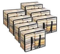 Vendos85 Lot de sacs de rangement sous lit - Transparent