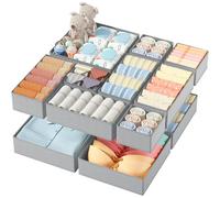 Vendos85 Organisateurs de tiroirs pliables - Gris