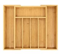 Vendos85 Organiseur couverts bambou - Marron