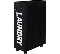 Vendos85 Panier à linge slim - Noir
