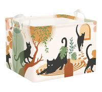 Vendos85 Panier de rangement chat - Multicolore