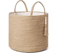Vendos85 Panier de rangement décoratif - Marron