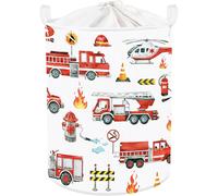 Vendos85 Panier de rangement enfant pompier - Multicolore