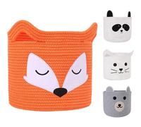 Vendos85 Panier de rangement renard - Orange
